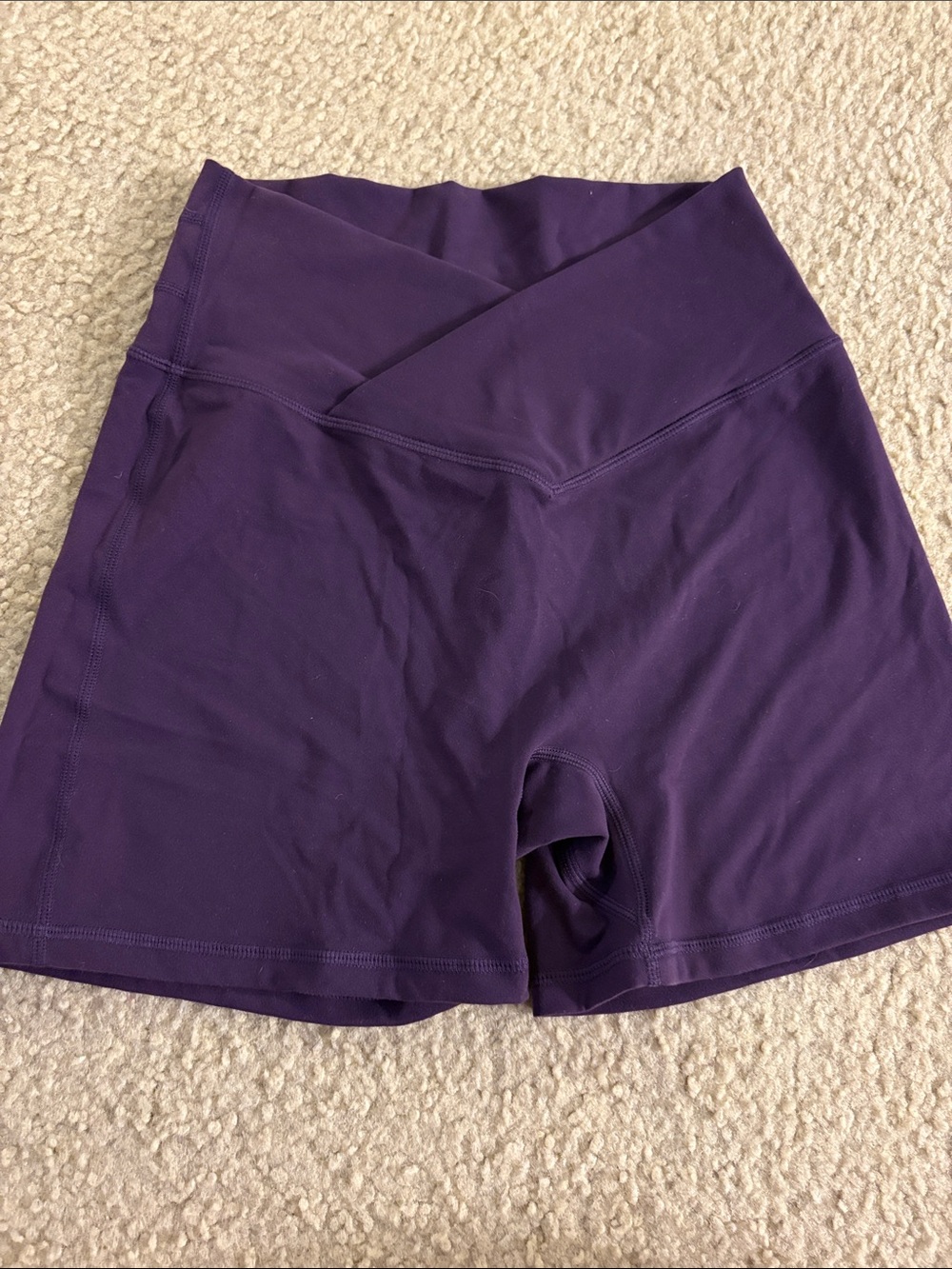 BuffBunny High-Waist Deep Purple Active Shorts